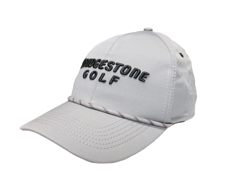NEW Bridgestone Golf The Rope Gray Adjustable Snapback Golf Hat/Cap