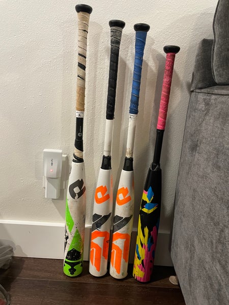 Used USSSA Certified 2022 DeMarini Composite Zoa Glitch Bat (-8) 22 oz 30"
