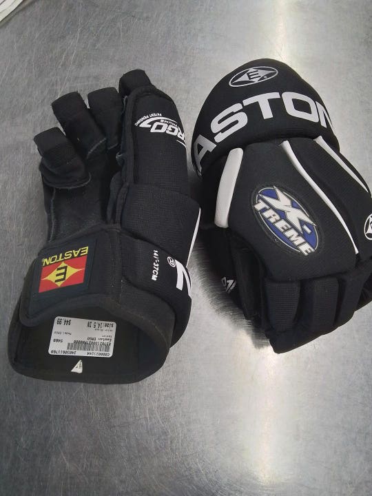 Used Easton Ergo 14 1 2" Hockey Gloves