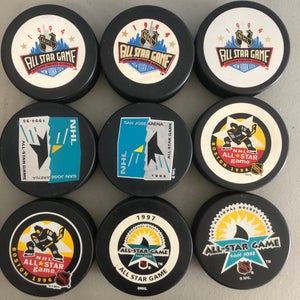 NHL All-Star game pucks