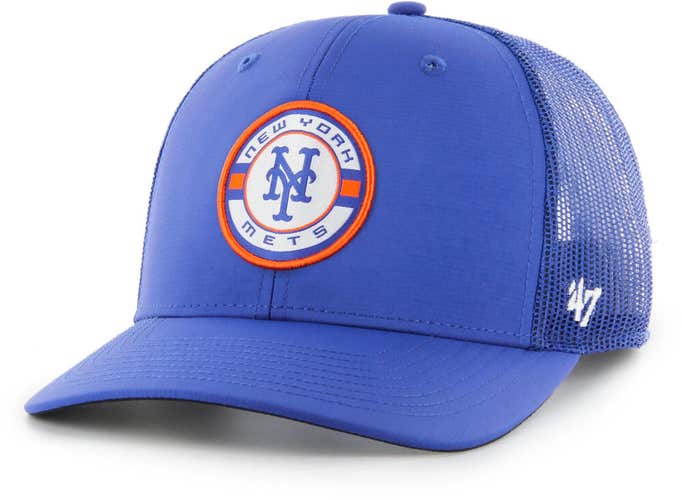 New York Mets 47 Brand MLB Mesh Trucker Adjustable Strapback Hat