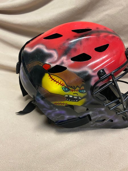 Used Catcher's Mask with custom paint SidelineSwap Buy and