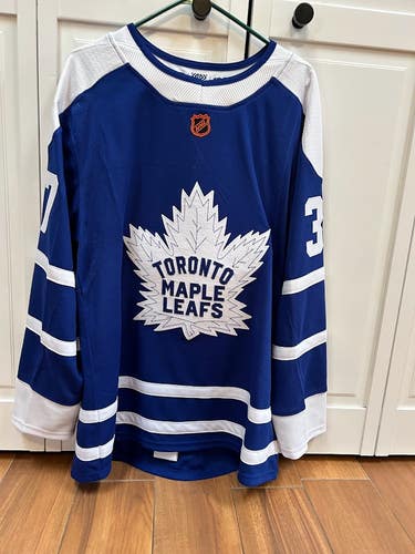 Authentic Toronto Maple Leafs reverse retro Timothy Liljegren jersey