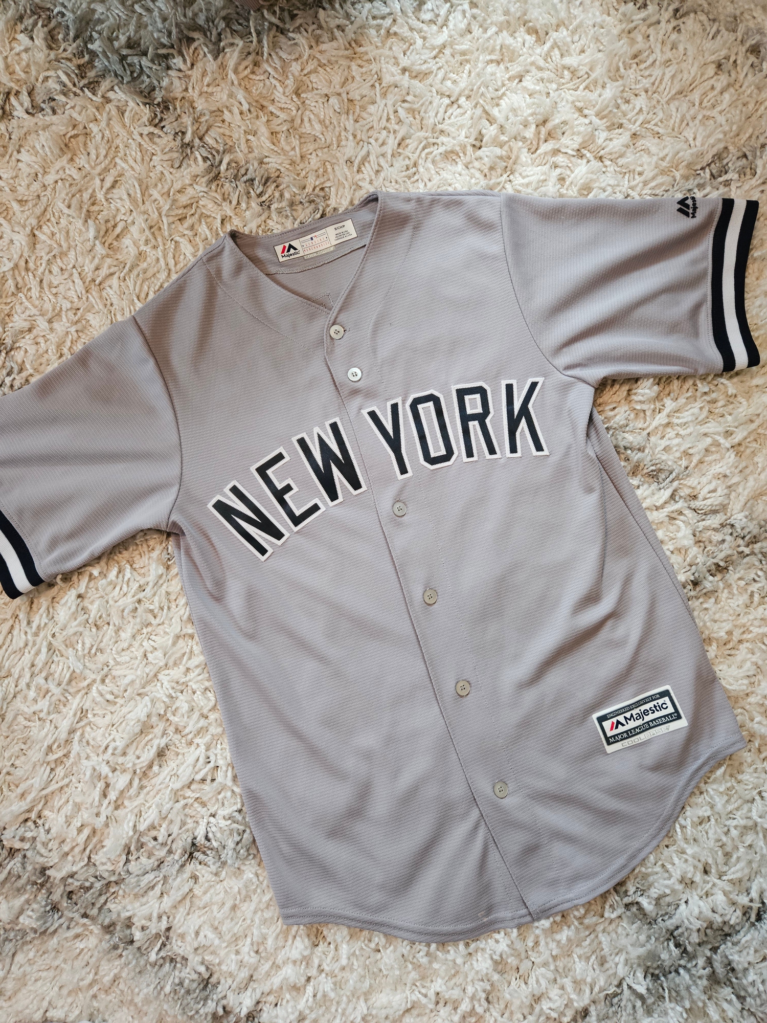 Gleyber Torres Gray Used Small Men's Majestic Jersey