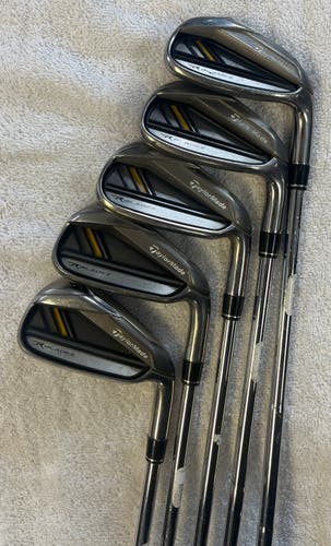 Used Taylormade Rocketbladez 4i-9i Regular Flex Steel Shaft Iron Set