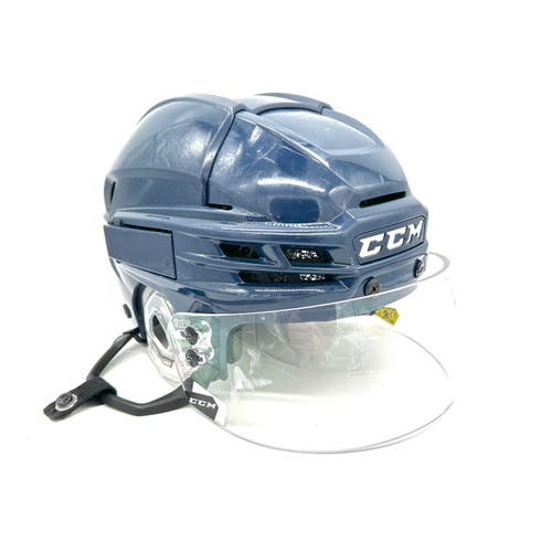 CCM Super Tacks X - Used OHL Pro Stock Helmet (Navy)