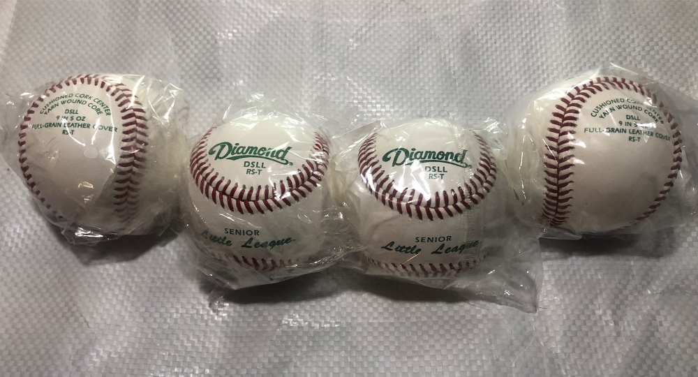 (4) Diamond (DSLL RS-T) Baseballs