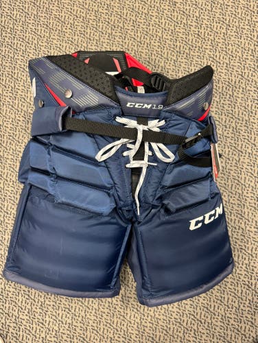 CCM Navy 1.9 Senior Small Goal pants