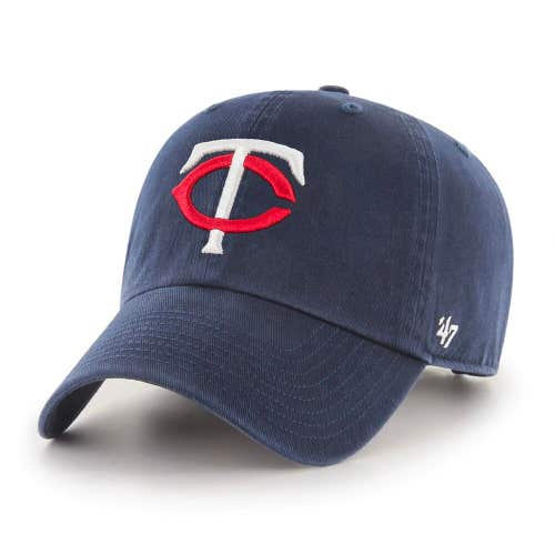 Minnesota Twins '47 Brand MLB Clean Up Adjustable Strapback Dad Hat