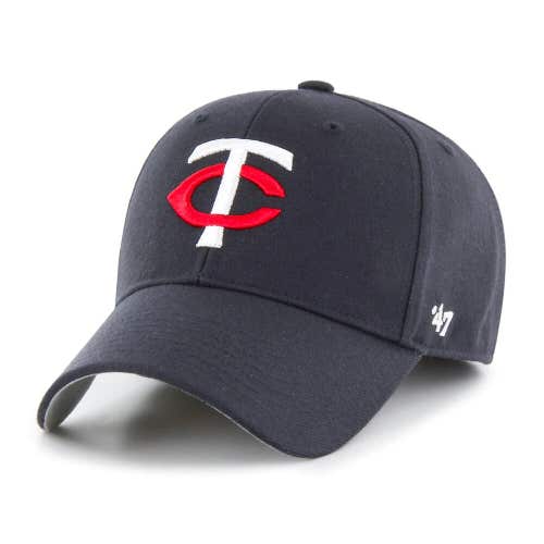 Minnesota Twins '47 Brand MLB MVP Adjustable Strapback Hat Navy