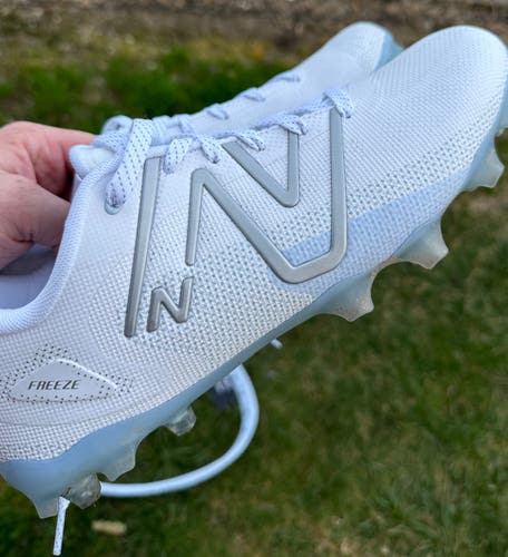 New Balance Freeze Low White Lacrosse Cleats Size 11