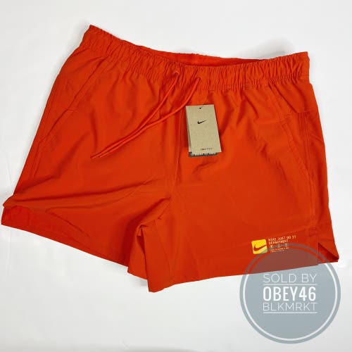 Nike Unlimited Dri-FIT 5" Unlined Versatile Shorts Orange