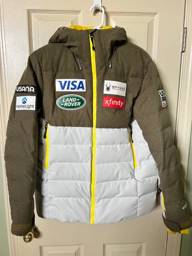 US Ski Team Spyder GoreTex Down Jacket Unisex Large Pristine Condition