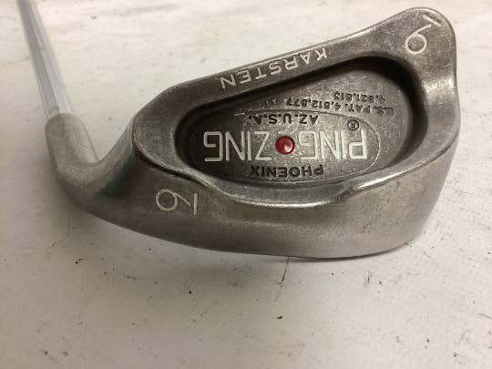 Used Ping Zing Red Dot 9 Iron Steel Individual Irons