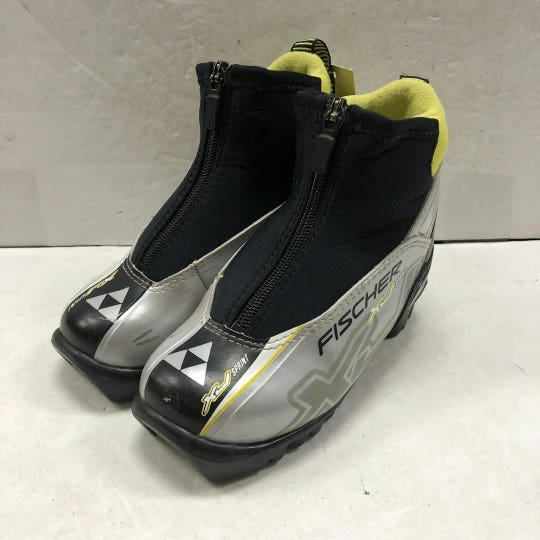 Used Fischer Xj Sprint Yt-10 Boys' Cross Country Ski Boots
