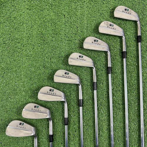 Zevo Blade Golf Iron Set 3-PW Steel Shafts Stiff Flex +1/2” Long