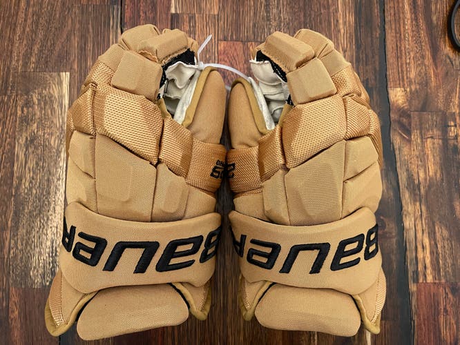 RARE Bauer Supreme 2S Pro - 14" - Pro Stock Gloves - Boston Bruins - Winter Classic 2024 - Zboril