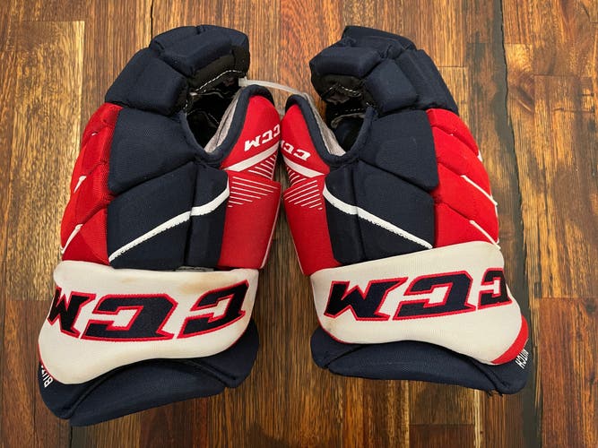 CCM Jetspeed FT1- 14" - Pro Stock Gloves - Washington Capitals - Gudas