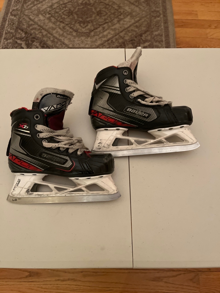 Used Bauer Vapor X2.7 Goalie Skates