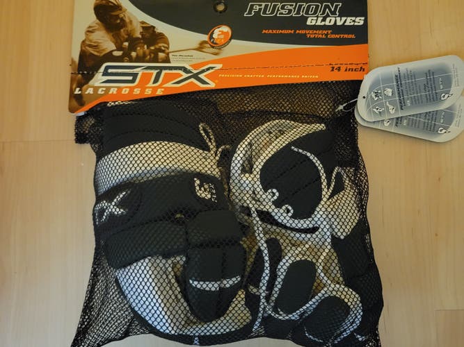 New STX Fusion Lacrosse Gloves 14"