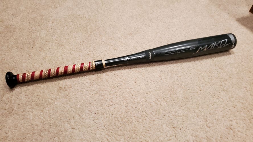 Used USSSA Certified Easton Composite Mako Beast Bat (-12) 16 oz 28"