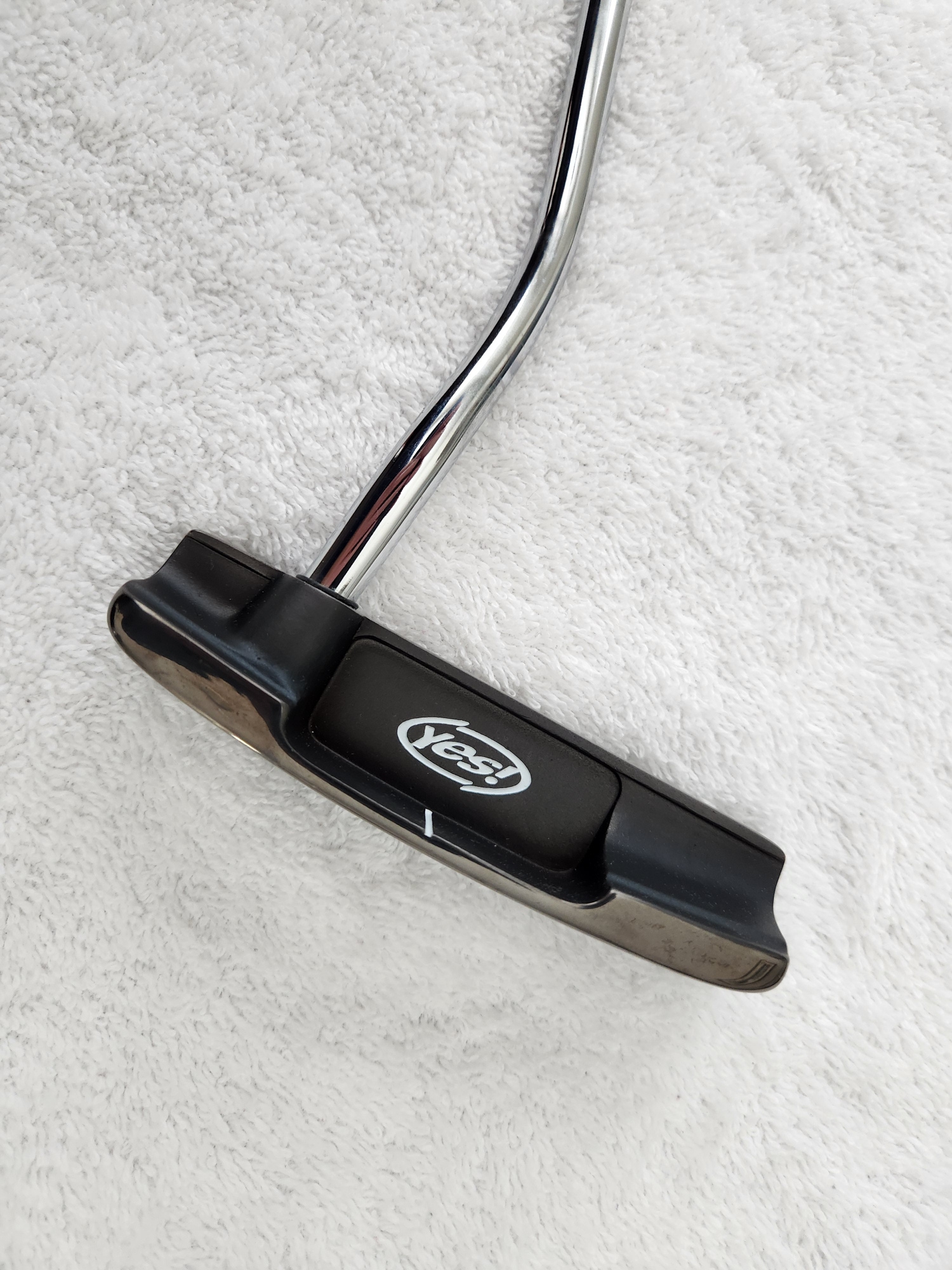 YES! Golf C-Groove Tracy Blade Putter RH; Steel Shaft; New Grip
