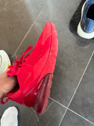 Red Men's Size 9.0 (Women's 10) Nike Air max 270 Shoes