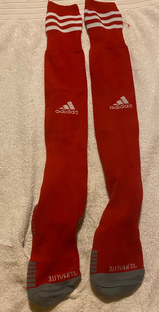 Adidas Climalite Over The Calf Athletic Socks Adult Large Red
