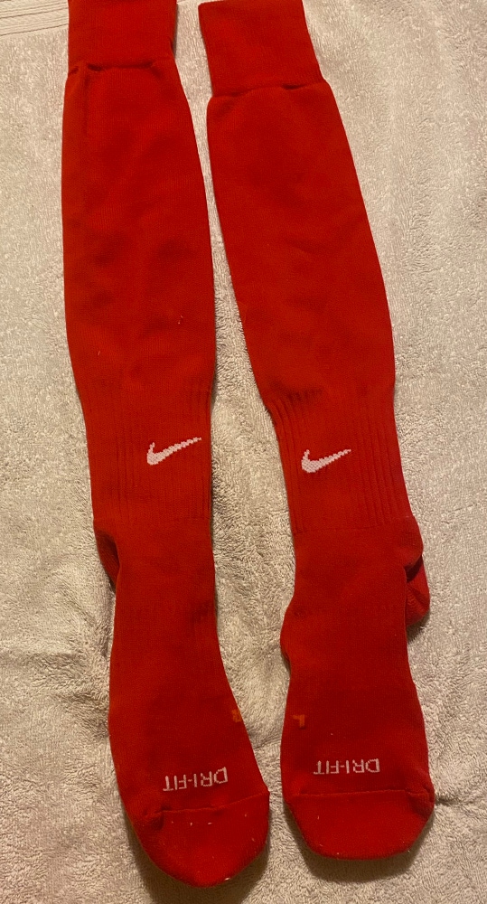 Nike Dri Fit OTC Athletic Socks Adult Large Red