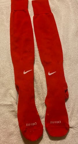 Nike Dri Fit Academy OTC Athletic Socks Adult Large Red
