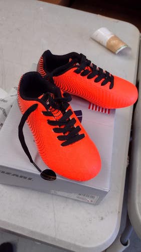 Vizari Kids Stealth Ground Soccer Shoes | Orange/Black Size Youth-13 | VZSE93353Y-13