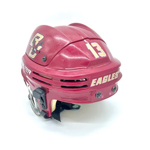 Bauer 4500 - Used NCAA Pro Stock Hockey Helmet (Maroon)