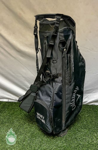 Used Callaway Fairway+ Stand Golf Cart Carry Bag 4-Way Bag Mickey Collins