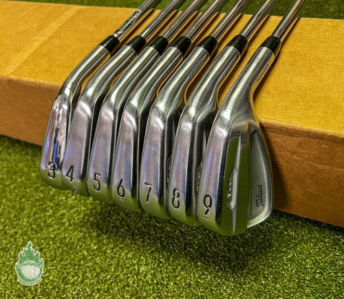 Used 2021 Titleist T100 Forged Irons 3-9 Project X 6.5 X-Stiff Steel Golf Set
