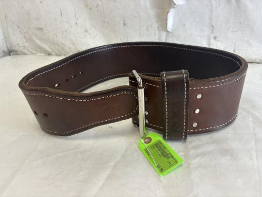Used Rogue Ohio 4" Leather Lifting Belt Lg 10mm Thick