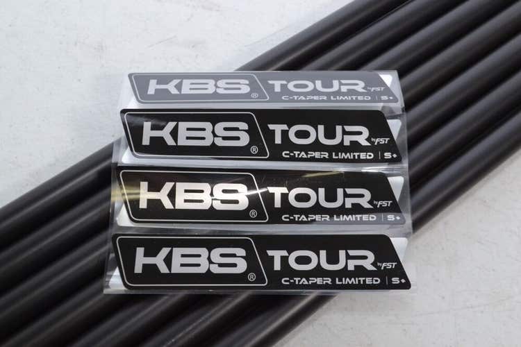NEW UNCUT KBS C-Taper Tour 125 Stiff Plus Black PVD Limited 4-W Steel # 170093