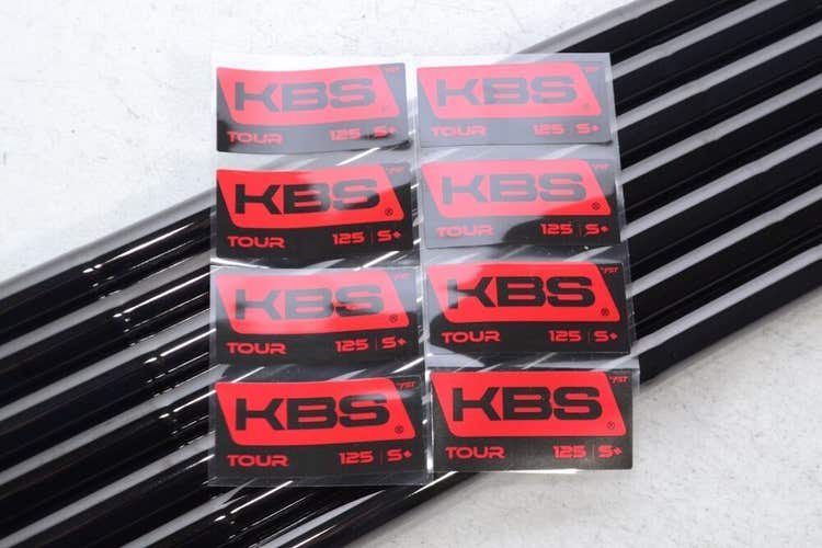 NEW UNCUT KBS Tour 125 Stiff Plus Black 4-W Shaft Right Steel # 170096