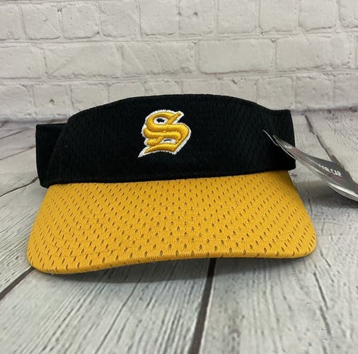 Outdoor Cap Adult Unisex Pro Series Q3 PRO1575V OSFM Black Yellow Visor NWT