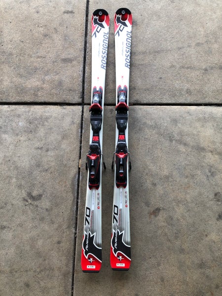 Used 154cm Rossignol Avenger 70 Skis With Bindings