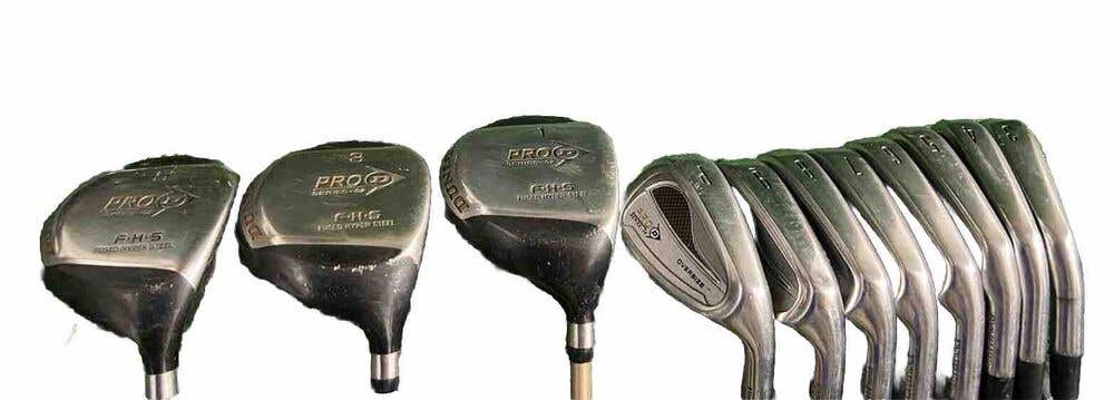 Dunlop Combo Golf Set Pro Series 1w,3w,5w,3-PW Regular Flex Good Grips Men's RH