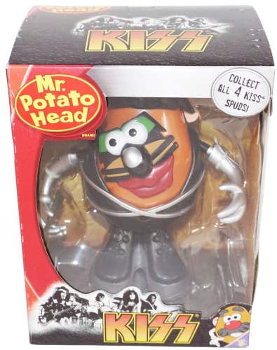 Vintage Peter Criss Catman Kiss Rock - Mr Potato Head Spud 5" Toy Figure 2009