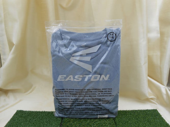 New Easton Batting Cage and Warm Up Jersey Heather Grey Size XXL