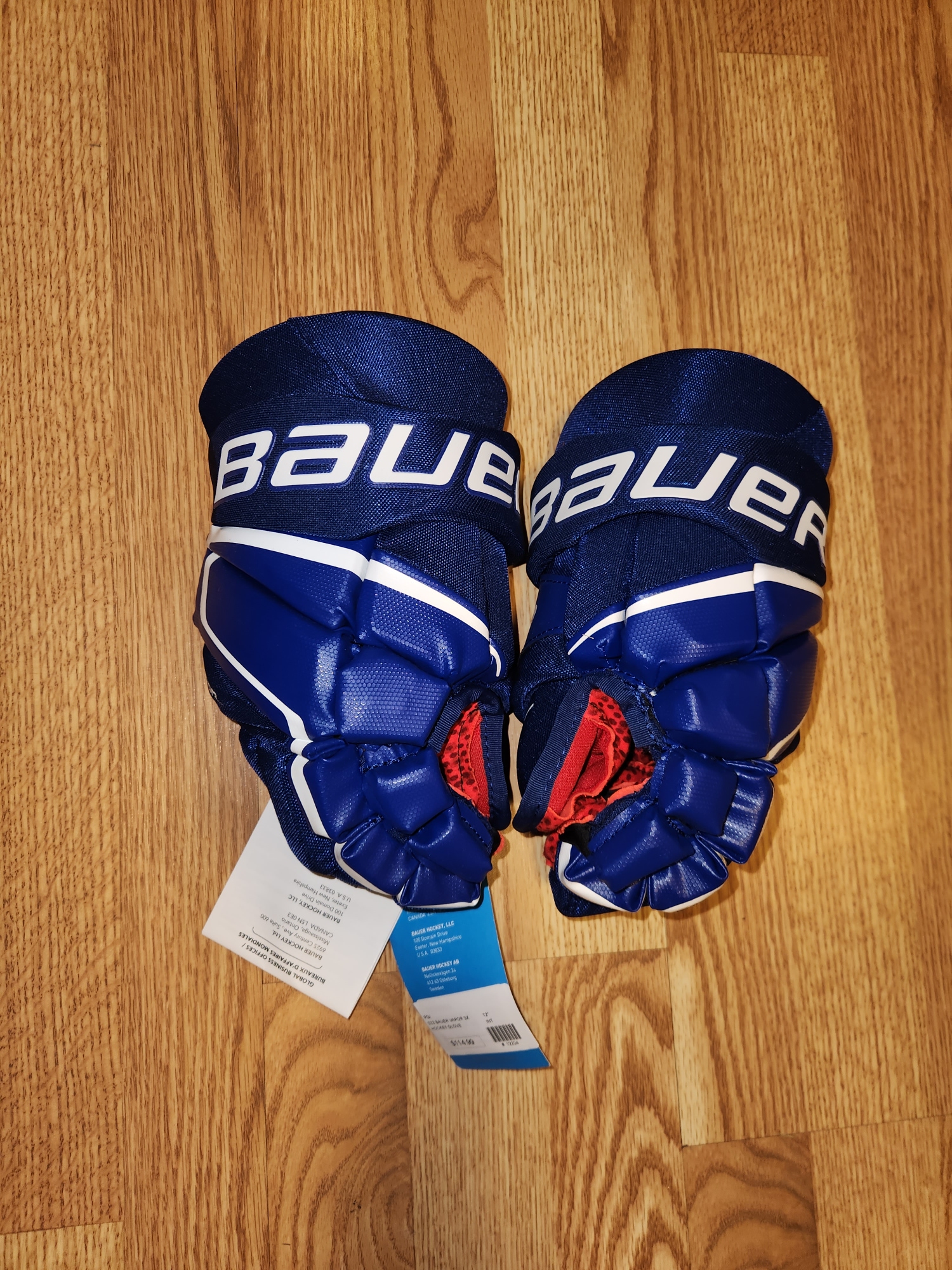 New Bauer Vapor 3X Gloves 12"