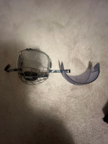 Hockey ninja Convex 17 Hybrid Cage And Tinted Visor