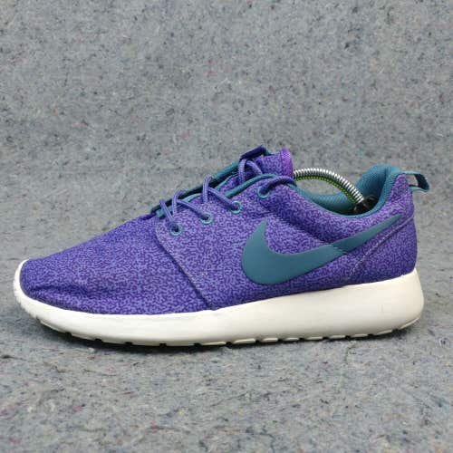 Nike Roshe Run Womens Running Shoes Size 7.5 Sneakers Purple Haze Teal Low Top