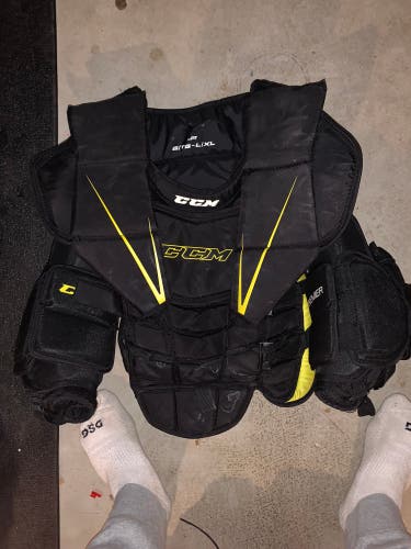 Used Large/Extra Large CCM Premier Goalie Chest Protector