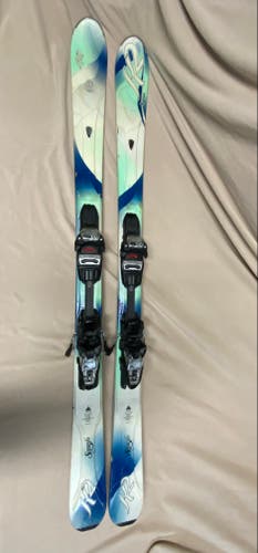 Used Unisex K2 153 cm All Mountain Superific Skis With Bindings