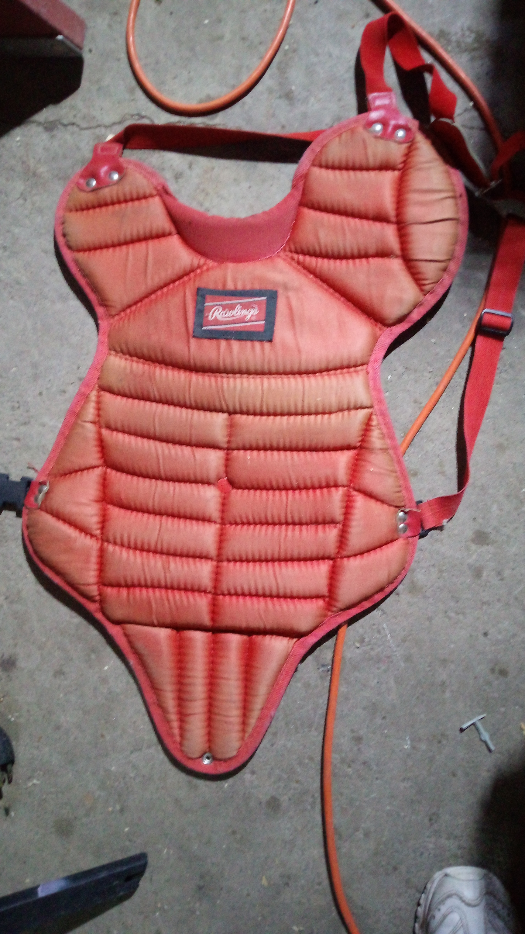 Used Rawlings LLBP-1 Catcher's Chest Protector