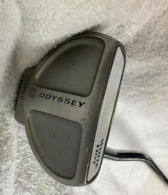 Used Odyssey White Hot 2-ball Mallet Putter