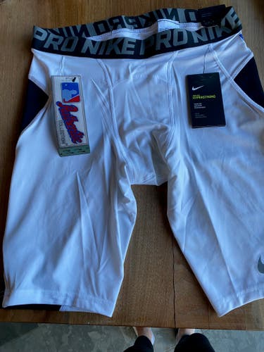 New Large Men's Nike Pro Hyperstrong Compression Slider Shorts
